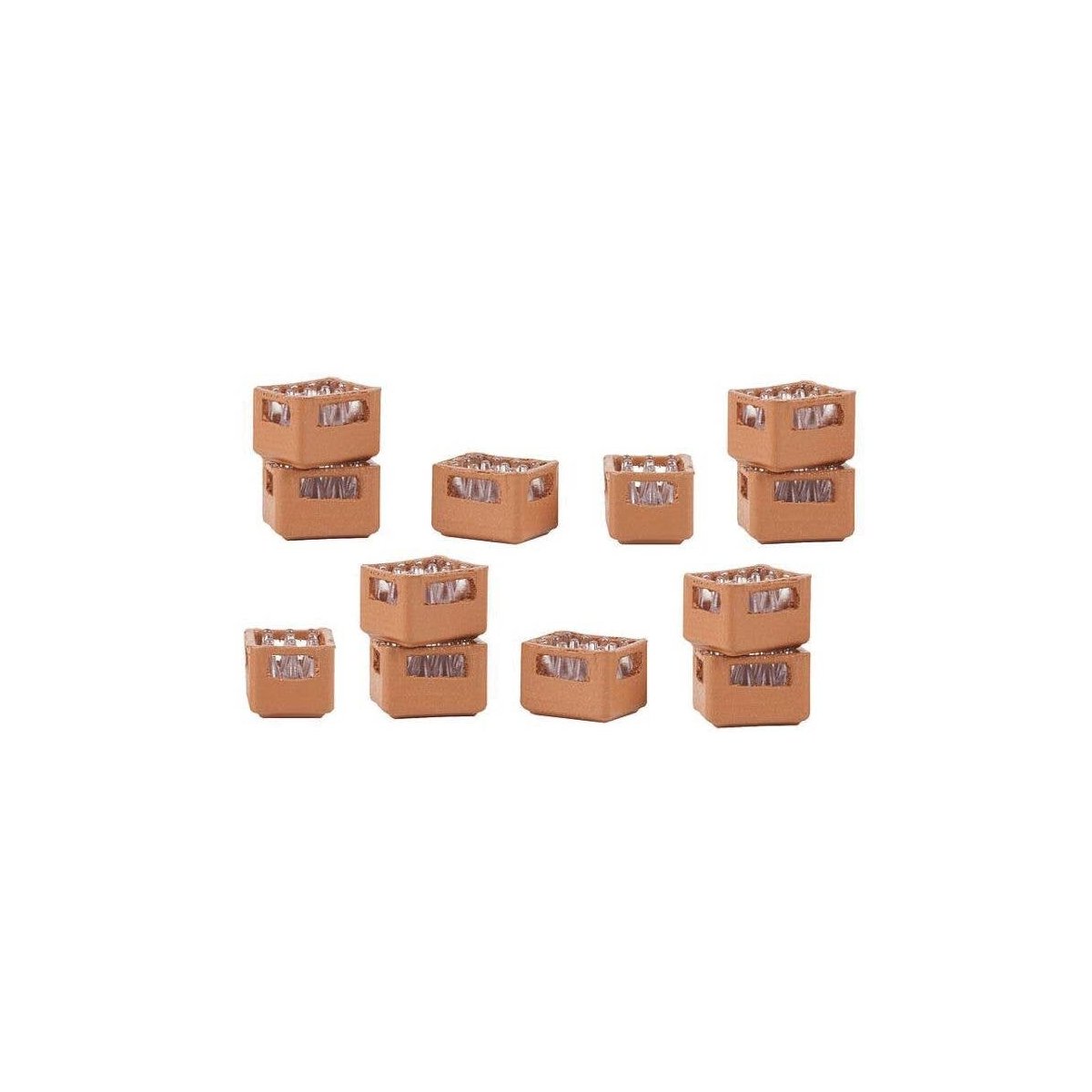 Beverage Crates -- pkg(12), HO, Faller Gmbh 180334