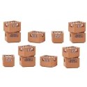 Beverage Crates -- pkg(12), HO, Faller Gmbh 180334