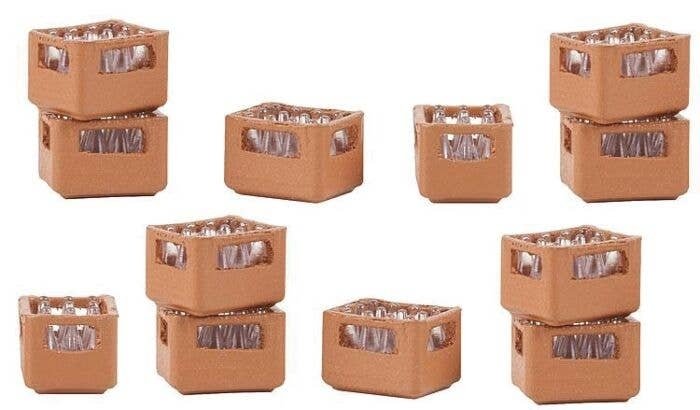 Beverage Crates -- pkg(12), HO, Faller Gmbh 180334