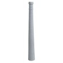 57′ Tall One-Piece Smoke Stack - Kit -- Unpainted, HO, Bar Mills LLC 2013