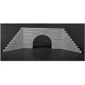 Culvert -- Small Cut Stone with Wings, HO, Rix Products 651