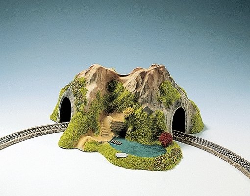 Single Track Tunnel, Curved w/Lake, N, Noch Gmbh & Co 34660