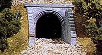 Culverts (Hydrocal Plaster Castings) pkg(2) -- Masonry Arch, All Scales, Woodland Scenics 1263