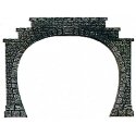 Double-Track Tunnel Portals pkg(2), HO, Busch Gmbh & Co Kg 7027