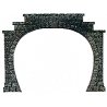 Double-Track Tunnel Portals pkg(2), HO, Busch Gmbh & Co Kg 7027