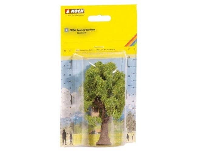 Tree with Tree House - Assembled -- 5-15/16′ 15cm Tall, N, Noch Gmbh & Co 21766