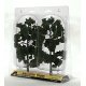 Ready-Made `Realistic Trees` - Deciduous - 8 to 9` 20.3 to 22.9cm pkg(2) -- Medium Green, All Scales, Woodland Scenics 1519