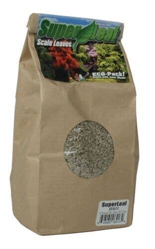 SuperLeaf Scale Model Leaf Flake 24oz ECO-Pak -- Driftwood, All Scales, Scenic Express 6413