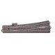 C-Track -- Wide Radius Turnout - 9-15/16′ 25.2cm - Left, HO Marklin, Inc 24711