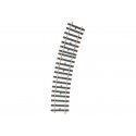 Curved Track -- 40-3/16′ 102cm Radius, 22.5 Degrees (16 Sections Needed for a Circle), I, Marklin, Inc 59035
