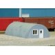 Quonset Hut -- Kit - Scale 24 x 37 x 12′ 61 x 94 x 30.5cm, N Rix Products 710