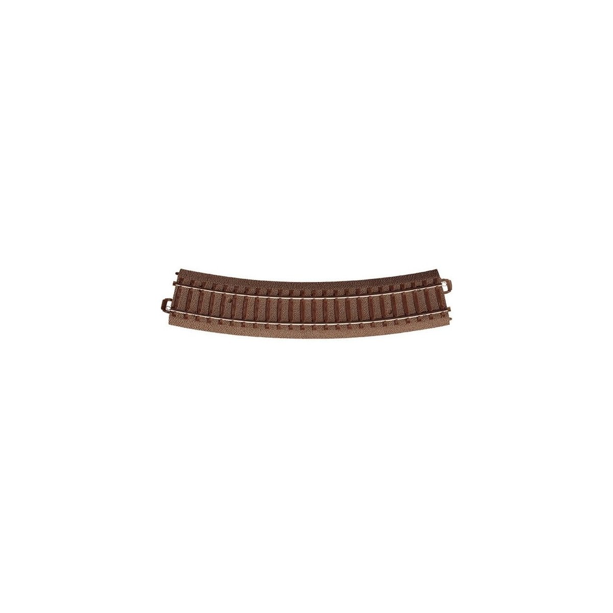 C-Track - Curved - 24.3 Degrees -- Radius: 17-1/4′ 437.5mm, HO Trix 62224