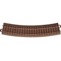 C-Track - Curved - 24.3 Degrees -- Radius: 17-1/4′ 437.5mm, HO, Trix 62224