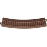 C-Track - Curved - 24.3 Degrees -- Radius: 17-1/4′ 437.5mm, HO Trix 62224