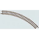 Curve Track -- 5-3/4′ 14.5cm Radius 45 Degree, Z, Marklin, Inc 8510