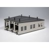 Three-Stall Concrete Roundhouse -- Kit - 7-7/8′ 20cm Deep, 10-Degree Stalls, N, Kato USA Inc 23240