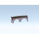 Cut Stone Viaduct Top Section (2-5/8` 6.5cm tall) -- Curved 14-13/32` 36cm Radius, HO, Faller Gmbh 120478