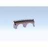 Cut Stone Viaduct Top Section (2-5/8` 6.5cm tall) -- Curved 14-13/32` 36cm Radius, HO, Faller Gmbh 120478