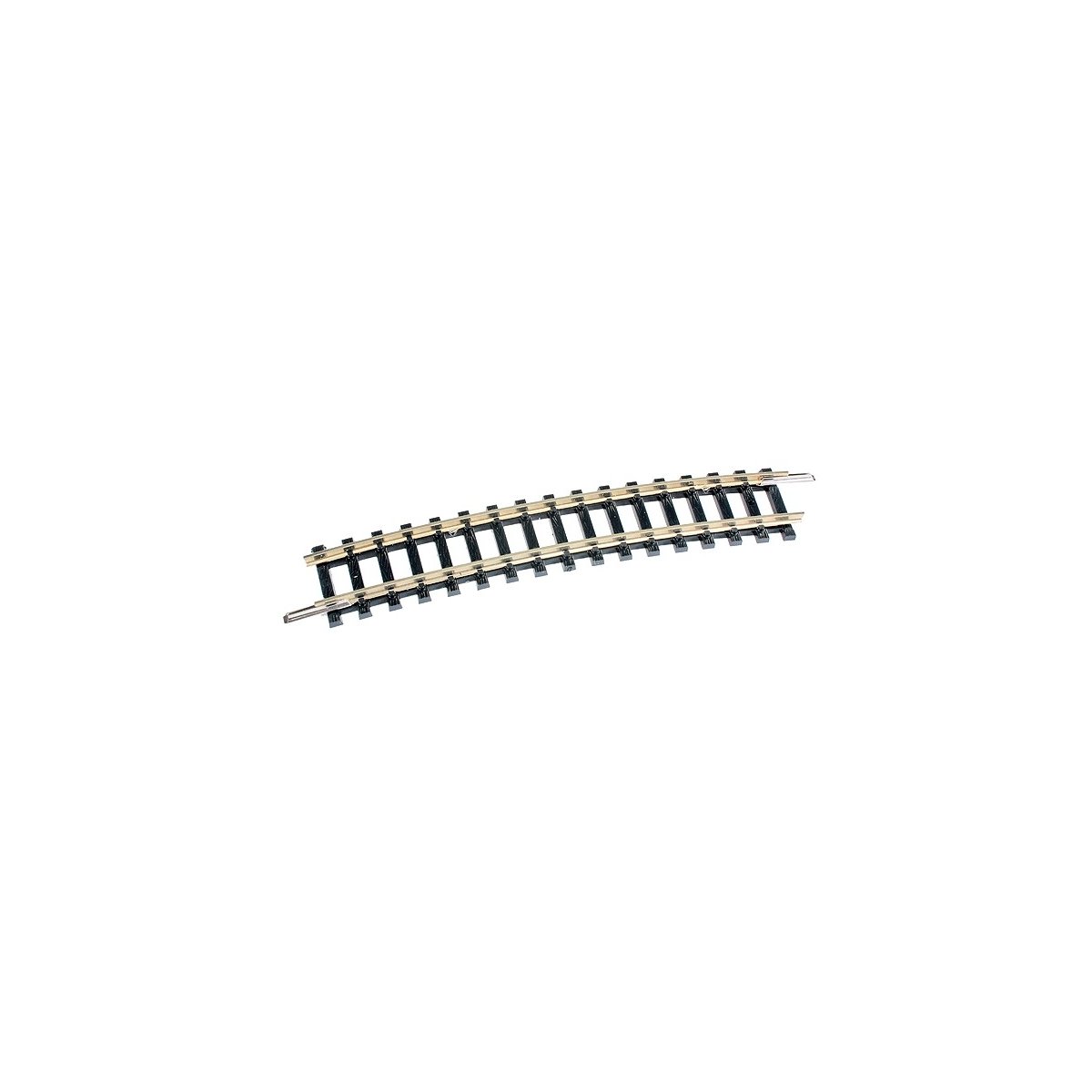 Code 80 Curved Track - Minitrix -- R3-15 Degree Section, N Trix 14917