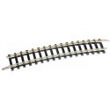 Code 80 Curved Track - Minitrix -- R3-15 Degree Section, N, Trix 14917