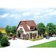 House with Dormer -- 3-17/32 x 3-1/8′ 9 x 8cm, HO, Faller Gmbh 130200