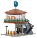 B-214 Auto Rest Gas Station -- Kit - 4-15/16 x 3-9/16 x 1′ 12.5 x 9 x 12.7cm, HO, Faller Gmbh 109214