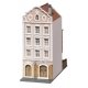 3 Story Urban Dwelling House, Era I -- Painted & Weathered 11.2 x 5.2 x 12.1cm, N, Faller Gmbh 232309
