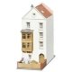 3 Story Urban Dwelling House, Era I -- Painted & Weathered 11.2 x 5.2 x 12.1cm, N, Faller Gmbh 232309