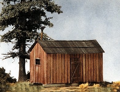 Logging Bunkhouse pkg(3) -- 3 x 1-13/16′, HO, B.T.S. 27425