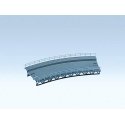 Bridge Track Bed for Marklin C-Track -- Curved - 14-13/32′ 36cm Radius (Use with 470 & 471, Each Sold S, HO, Faller Gmbh 1204