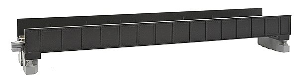 Single-Plate Girder Bridge - 7-5/16′ 186mm -- Black, N, Kato USA Inc 20454