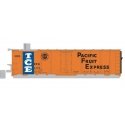 Ice Storage House - Former 40′ Steel Ice Reefer -- Kit - Pacific Fruit Express 3204 (orange), N, Micro Trains Line 5900280