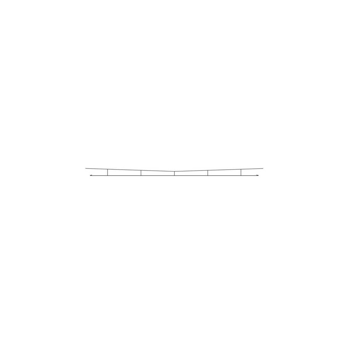 Catenary System Contact Wire -- 14-3/16′ 36cm pkg(5), HO, Peco LC153