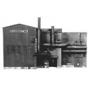 Steel Mill Fake Front -- Kit - 12 x 22 x 3′ 30 x 56 x 75cm, HO Plastruct Inc 1030