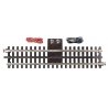21st Century Track System(TM) Nickel Silver Rail w/Brown Ties - 3-Rail -- Terminal Track, 10′ Straight, O, Atlas O 6010