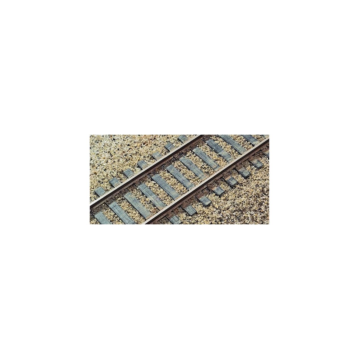 CVT Tie Strip pkg(50) -- Mainline w/8`6` Ties, HO, Central Valley 2003