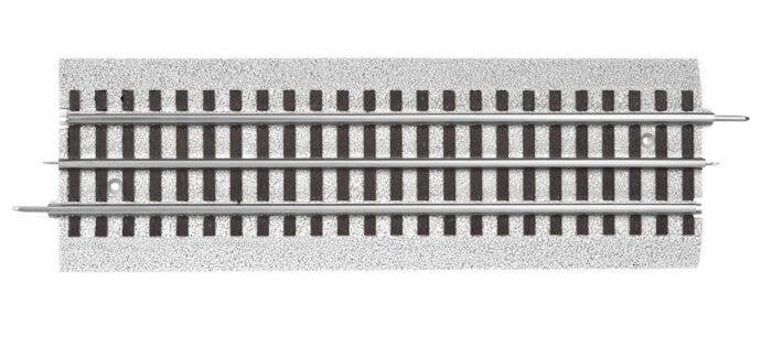 10′ Straight - FasTrack(R) -- White Ballast, O, Lionel 685389