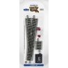 No. 5 Remote-Control Turnout, Nickel Silver Rail, Gray Roadbed - E-Z Track -- Left Hand, HO Bachmann Industries 44565