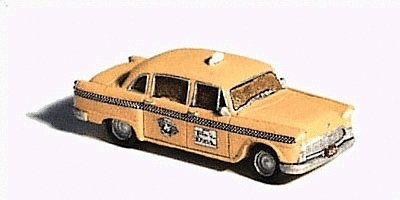 American Automobiles - Checker (Unpainted Metal Kit) -- Taxi Cab (Includes Decals), N, GHQ 51011