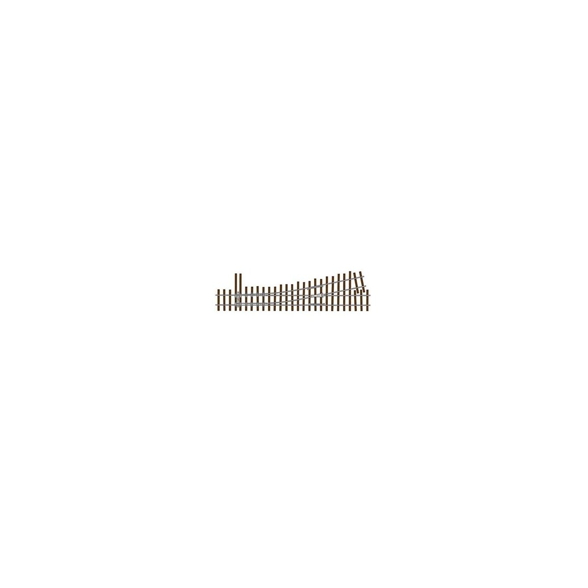 Flex-Track(TM) Turnouts - Code 83 5 -- Left Hand, On30 Micro Engineering 14403