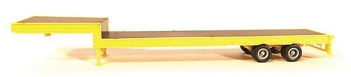 2-Axle Equipment Trailer w/Ramps - Assembled -- Various Standard Colors, HO, Herpa Models 5483