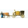 Wine Wagon w/Cows, HO, Preiser Kg 30397