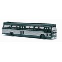 1959 GMC TDH-5301 Fishbowl City Bus - Assembled -- Green, Silver, HO, Busch Gmbh & Co Kg 44500