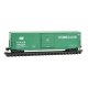 50` Boxcar with 10` Door, No Roofwalk, Short Ladders - Ready to Run -- Pittsburgh & Lake Erie 320, N, Micro Trains Line 18000450