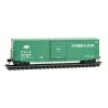 50` Boxcar with 10` Door, No Roofwalk, Short Ladders - Ready to Run -- Pittsburgh & Lake Erie 320, N, Micro Trains Line 18000450