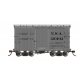 18′ Wood Boxcar with Murphy Roof 2-Pack - Ready to Run - Spectrum(R) -- U.S.A. 120096, 120103 (, On30, Bachmann Industries 265