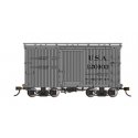 18′ Wood Boxcar with Murphy Roof 2-Pack - Ready to Run - Spectrum(R) -- U.S.A. 120096, 120103 (, On30, Bachmann Industries 265
