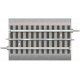 FasTrack(TM) Track w/Roadbed - 3-Rail -- 1/2 Straight Track - 5′ 12.7cm, O Lionel 612024