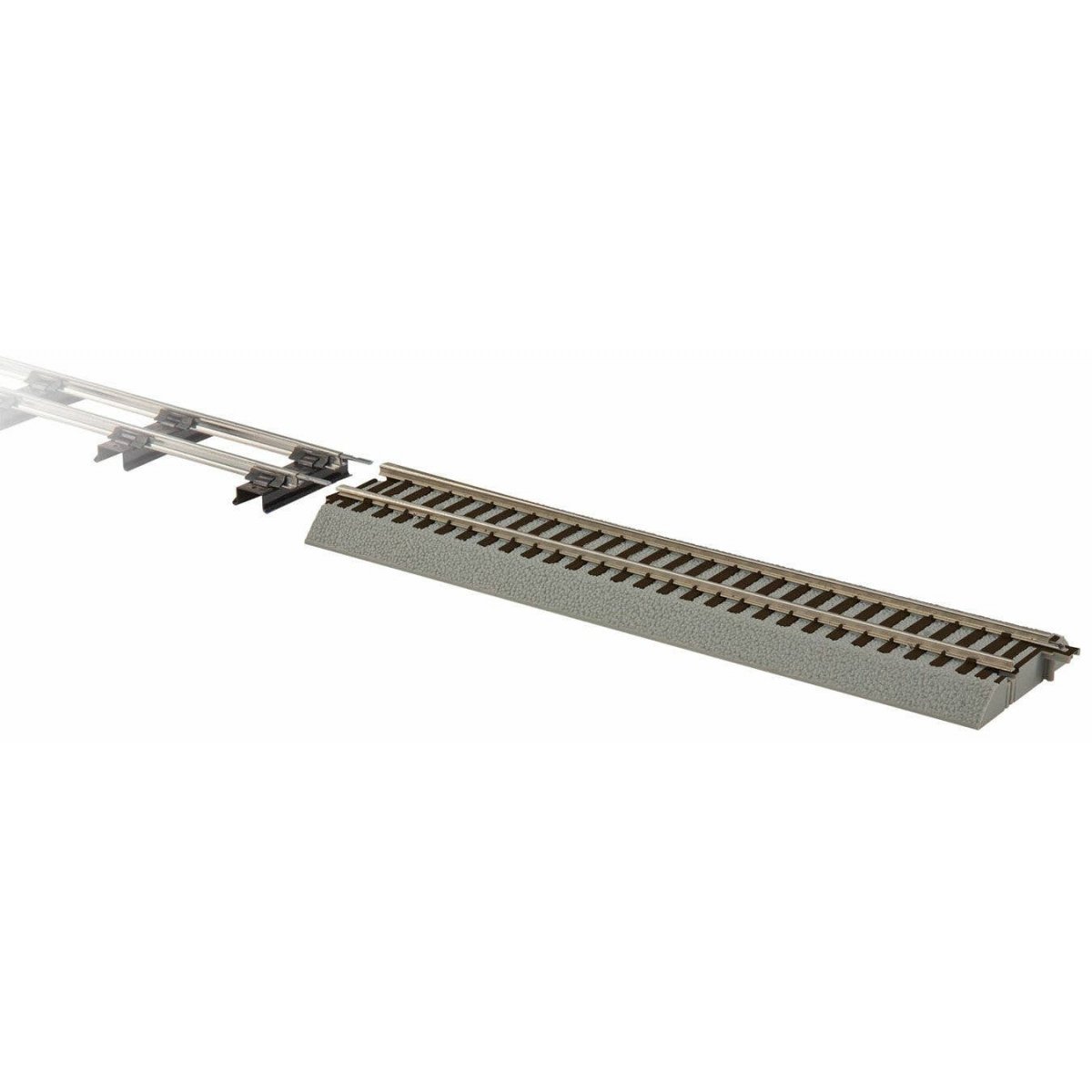 American Flyer(R) FasTrackª Roadbed Track -- 5′ 12.7cm FasTrack-to-Traditional American Flyer Transition Section, S Lionel 64