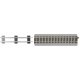American Flyer(R) FasTrackª Roadbed Track -- 5′ 12.7cm FasTrack-to-Traditional American Flyer Transition Section, S Lionel 64